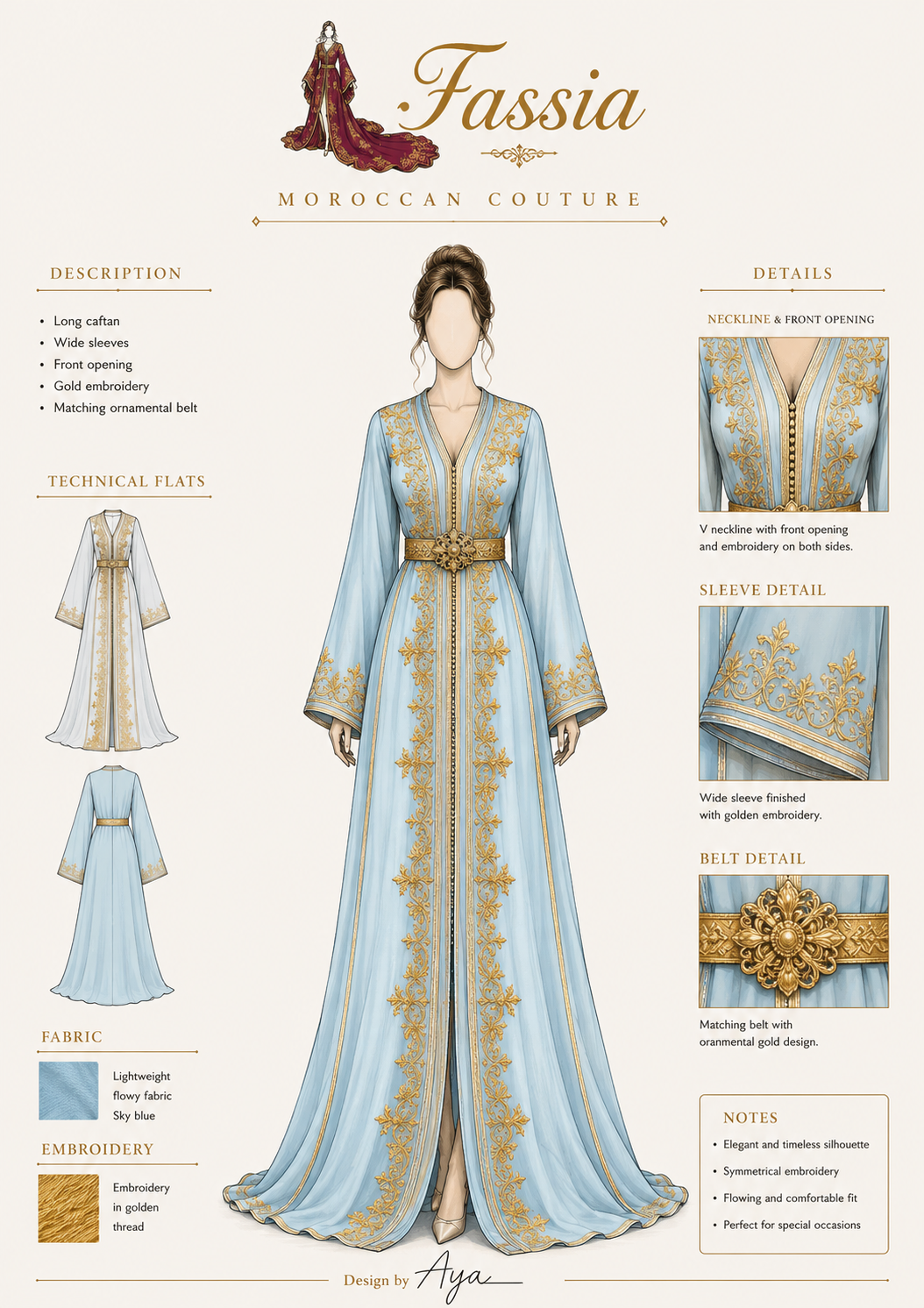 Golden Sky Caftan